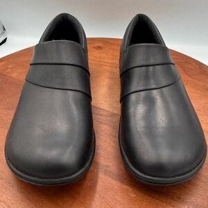 Merrell Dassie Stitch Leather Slip On Shoes J31334 Black Loafer Work Womens 9